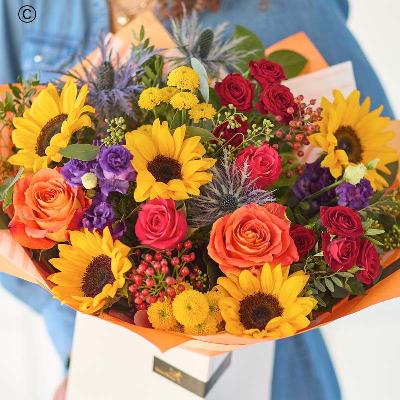 Lily Free Florist Choice Aqua Bouquet