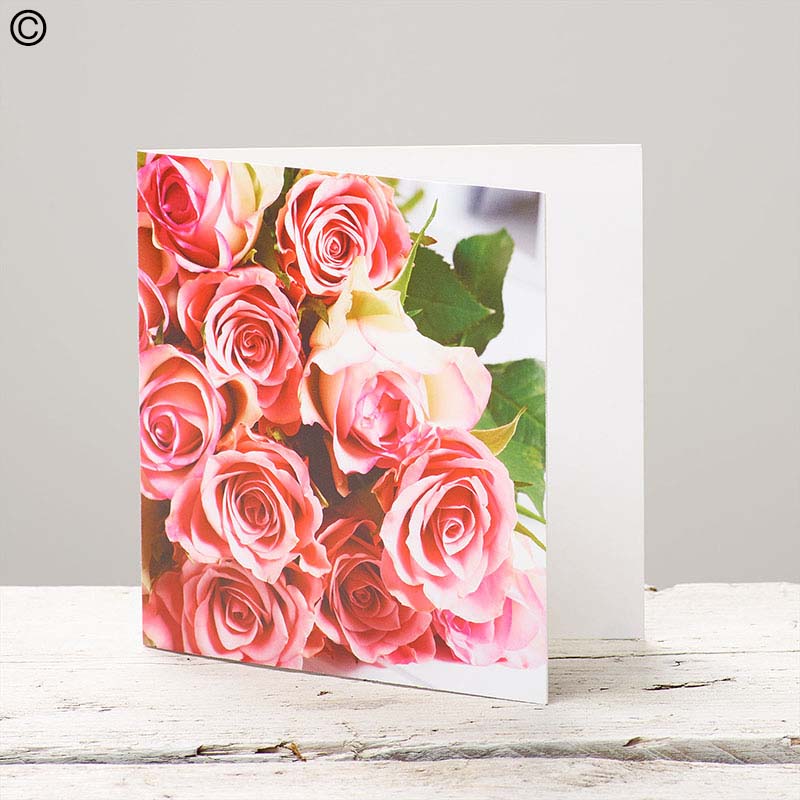 Precious Petals Blank Greetings Card