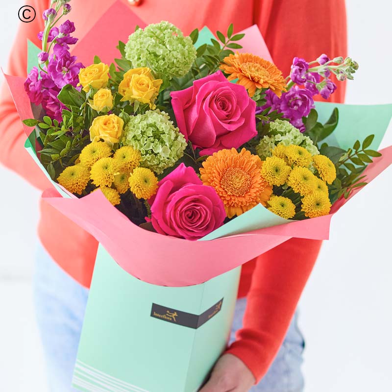 Mother's Day Bright Gift Box Bouquet