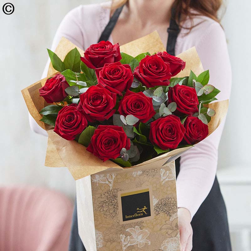 12 Red Rose Bouquet