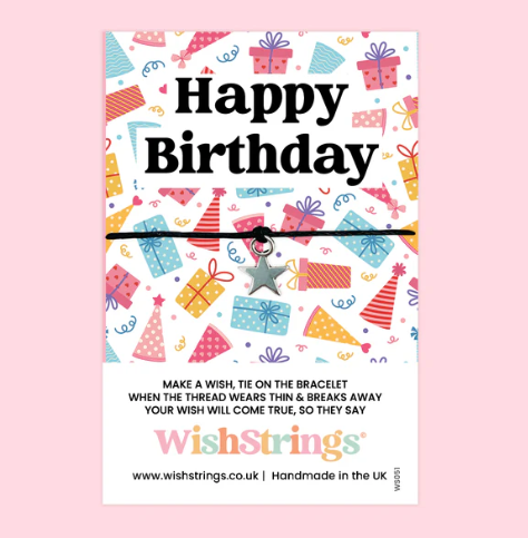 'Happy Birthday' Wish String Bracelet