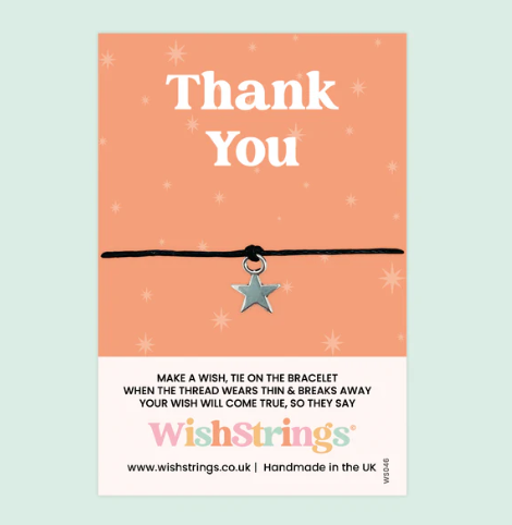 'Thank You' Wish String Bracelet