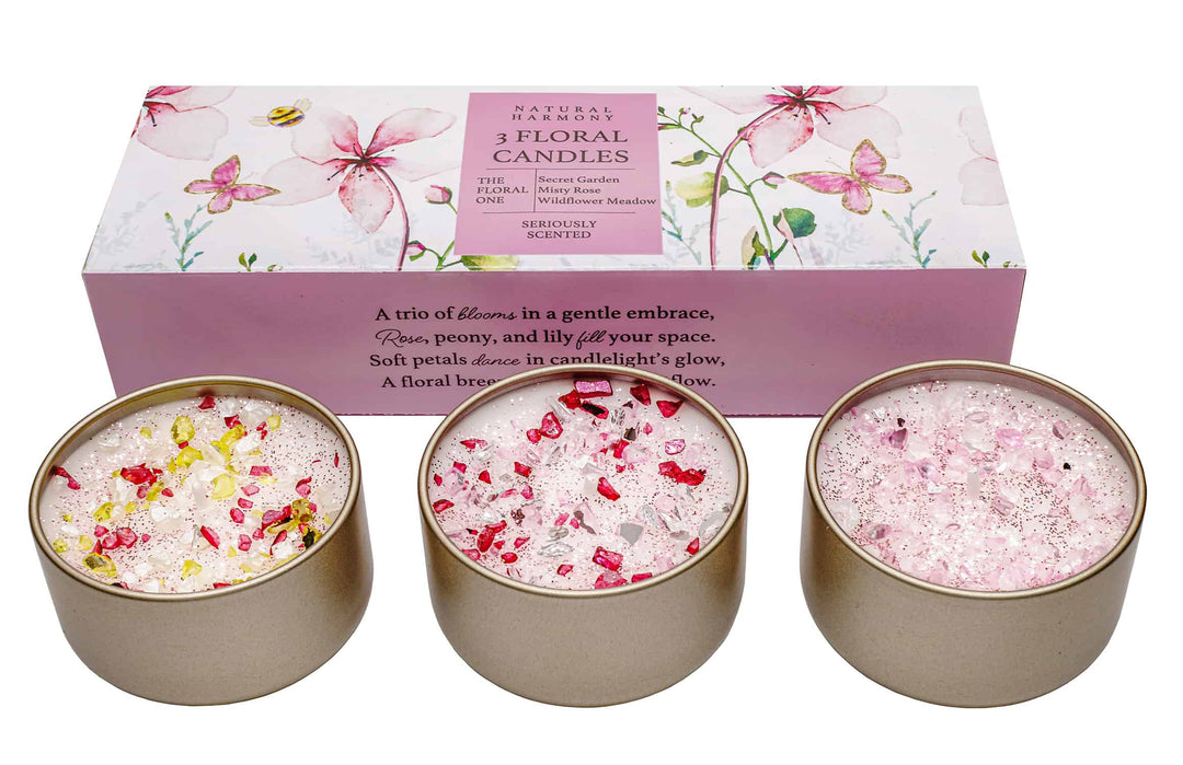 Floral Candle Giftset