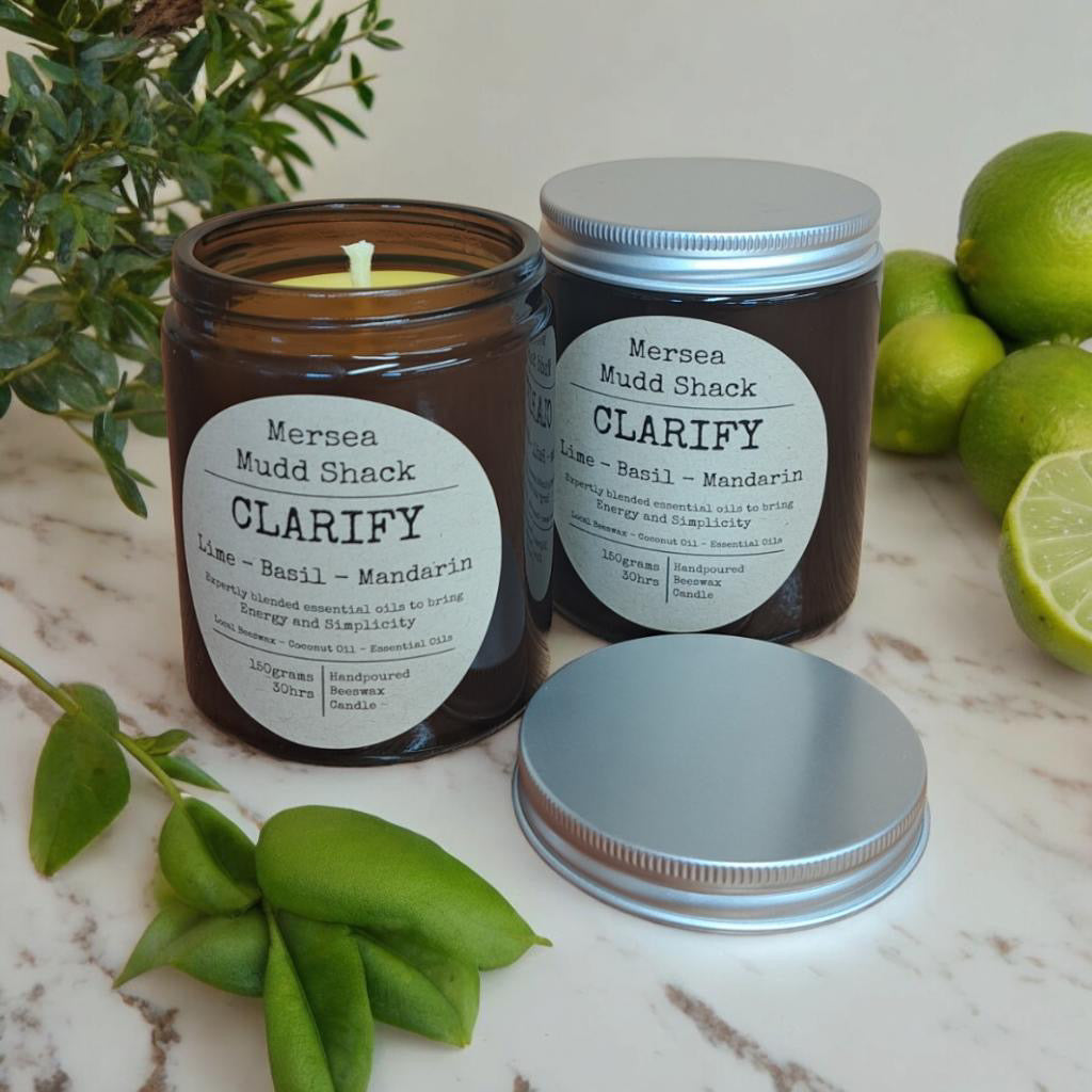 'Clarify' Aromatherapy Beeswax Candle