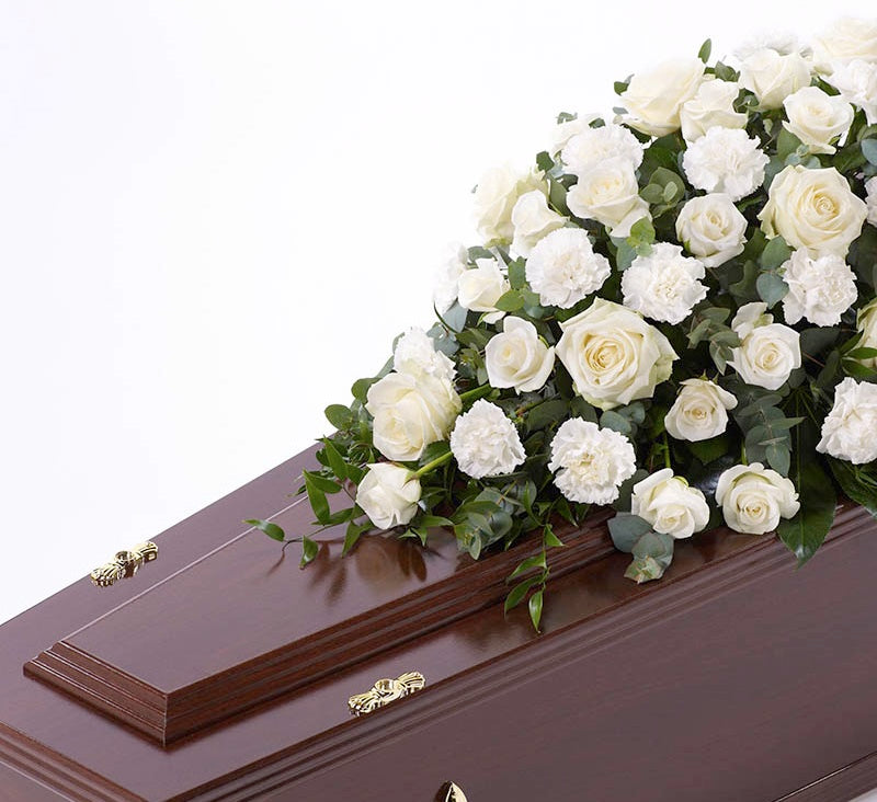 Rose and Carnation Casket Spray