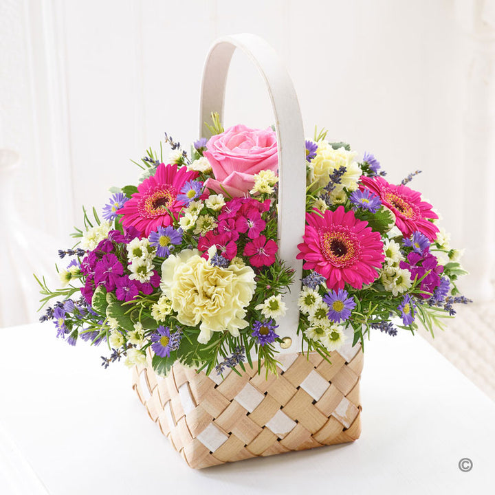 Scented Floral Basket - Abi's Arrangements Ltd