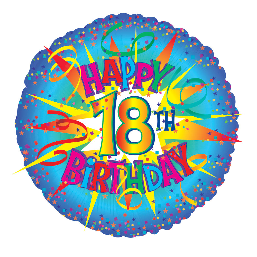18th Birthday Balloon - Abi's Arrangements Ltd