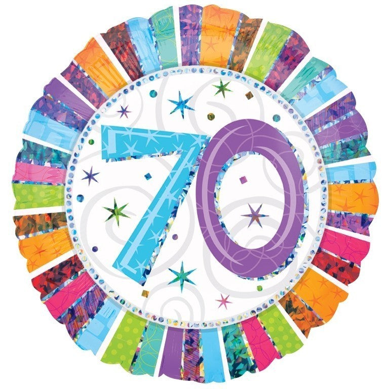 70th Birthday Balloon - Abi's Arrangements Ltd