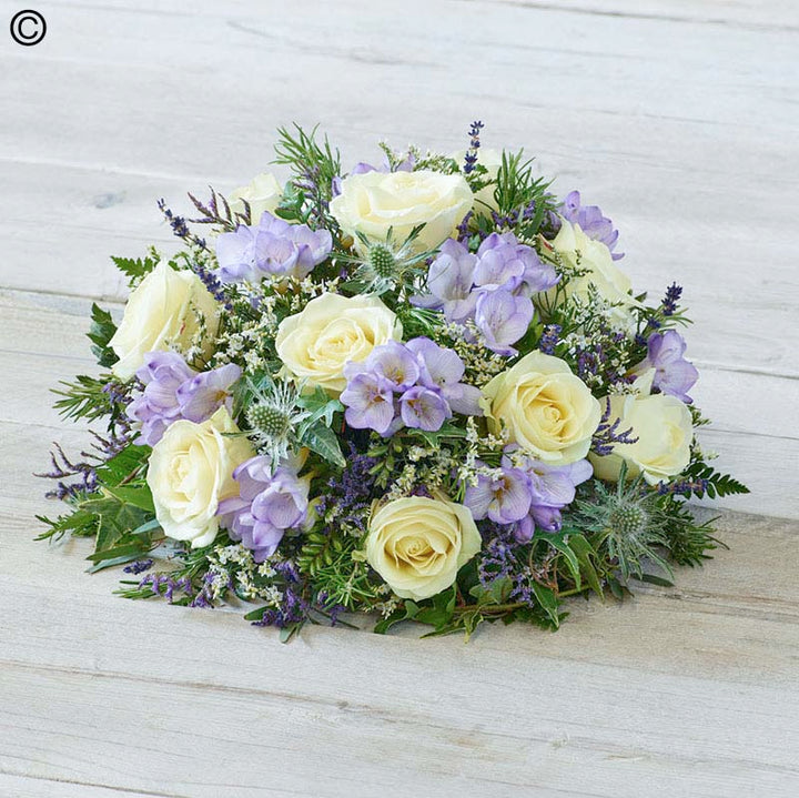 White and Lilac Posy