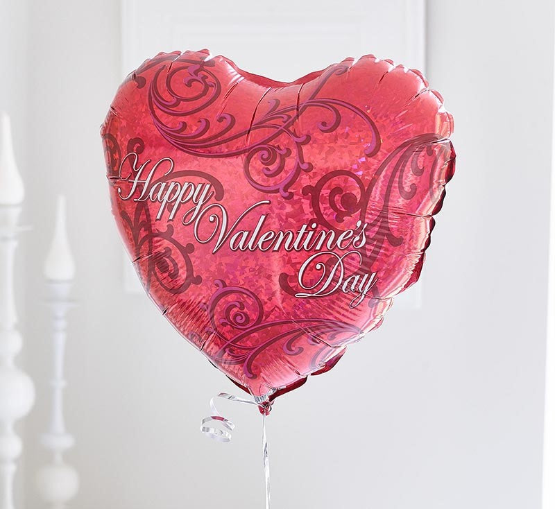 Happy Valentine's Day Balloon - Abi's Arrangements Ltd