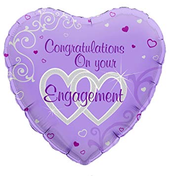 Engagement Balloon - Abi's Arrangements Ltd