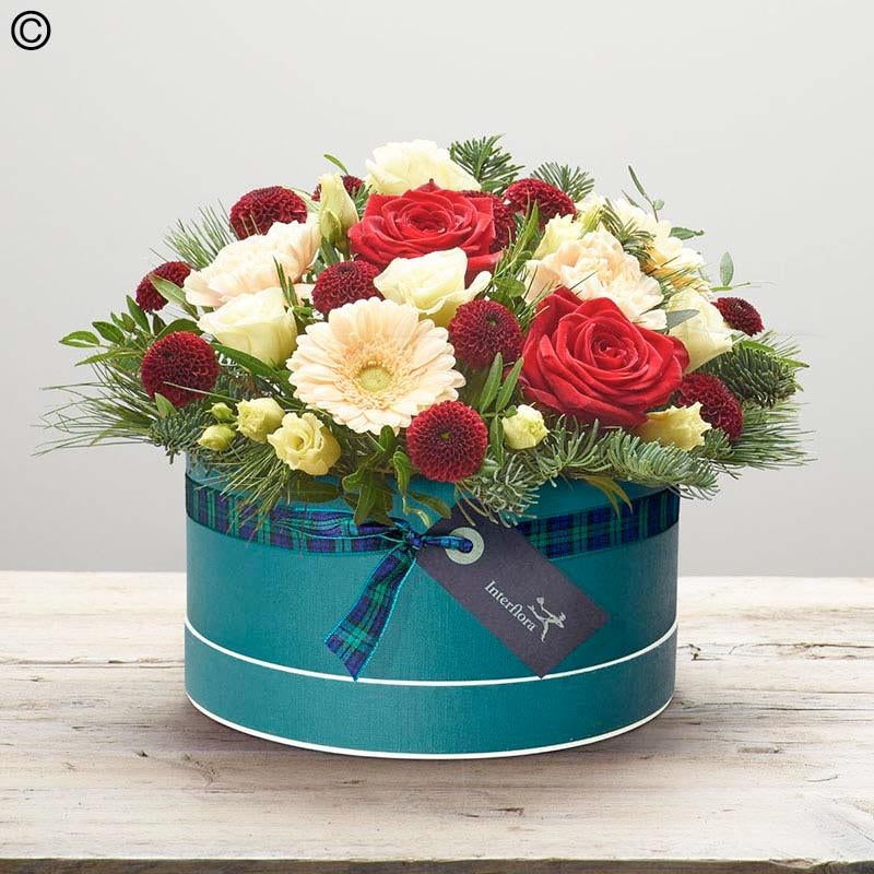 Yuletide Floral Hatbox