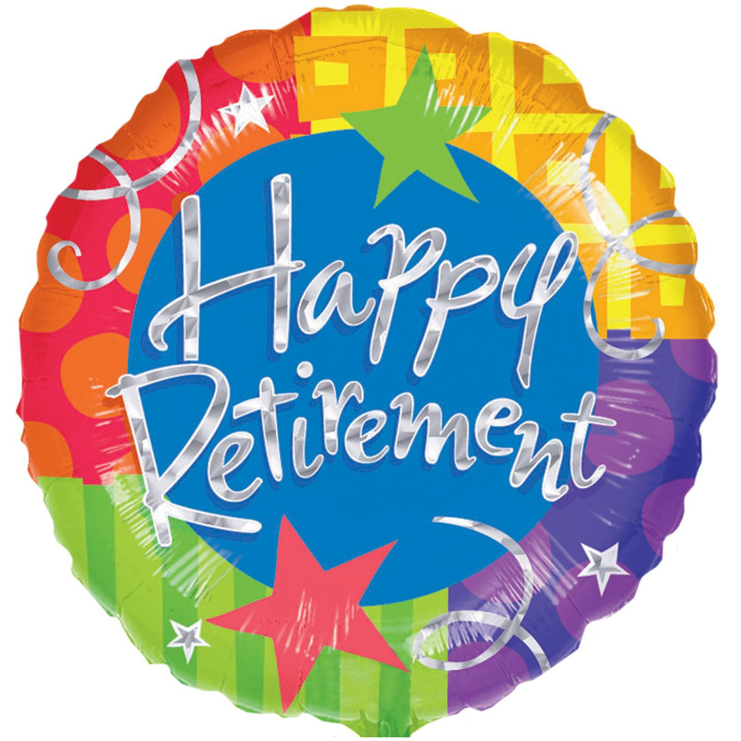 Happy Retirement Balloon - Abi's Arrangements Ltd