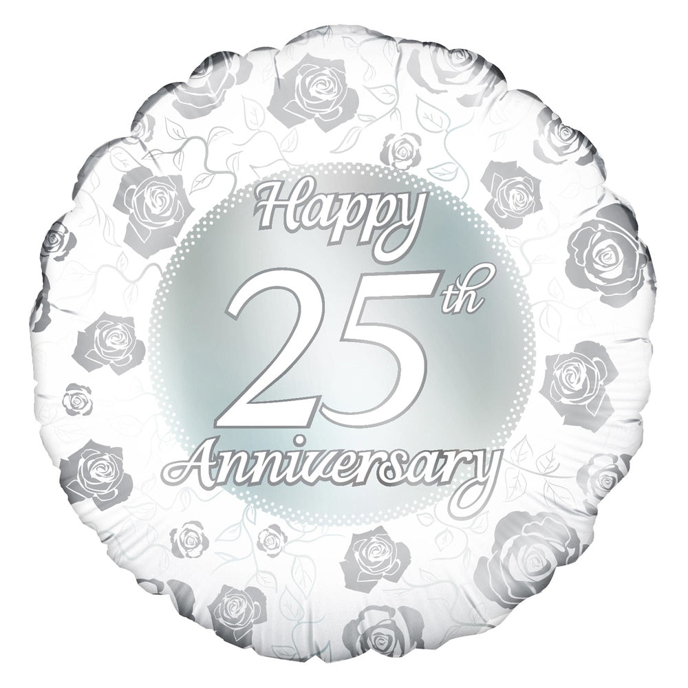 25th Anniversary Balloon - Abi's Arrangements Ltd